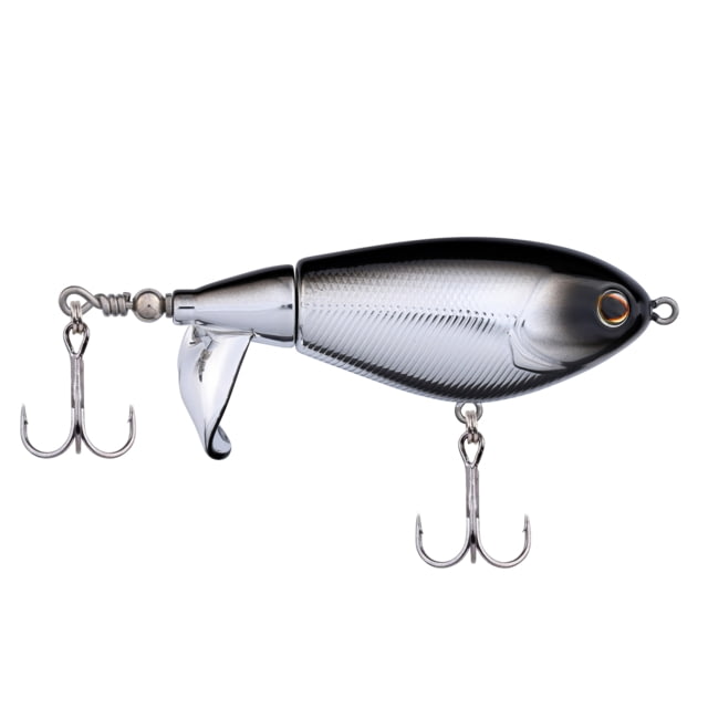 Berkley Choppo Hard Bait Topwater 75 1/2 oz 75mm Topwater Hook Size 5 2 Hooks Black Chrome