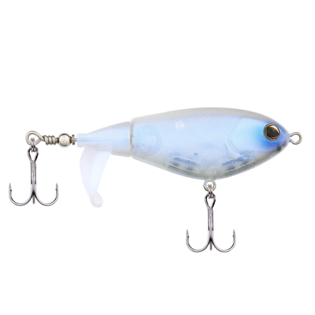 Berkley Choppo Hard Bait Topwater 75 1/2 oz 75mm Topwater Hook Size 5 2 Hooks Ghost White