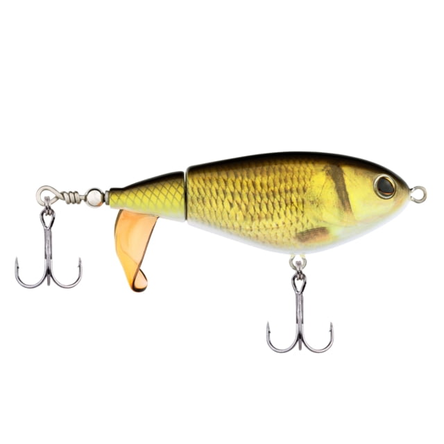 Berkley Choppo Hard Bait Topwater 75 1/2 oz 75mm Topwater Hook Size 5 2 Hooks HD Golden Shiner