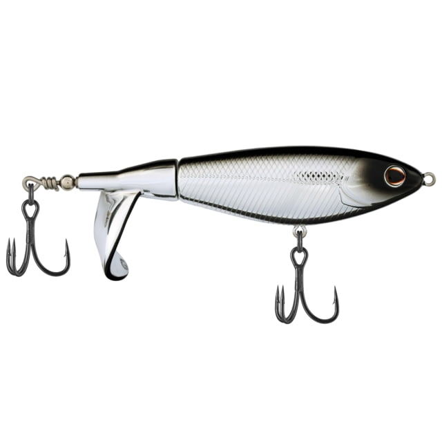 Berkley Choppo Saltwater Hard Bait Topwater Saltwater 105 3/4 oz 105mm Topwater Hook Size 2 2 Hooks Black Chrome