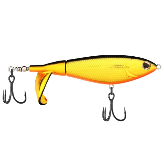 Berkley Choppo Saltwater Hard Bait Topwater Saltwater 105 3/4 oz 105mm Topwater Hook Size 2 2 Hooks Black Gold
