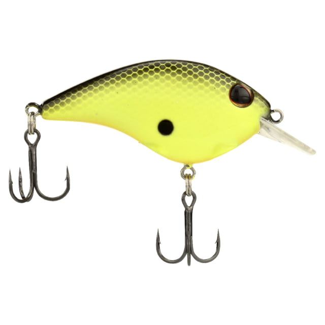 Berkley Berkley Clickinft Frittside Hard Bait Crankbait 5 Junior 1/4oz 2in / 5cm 2ft-5ft / 0.5-1.5m Hook Size 7 2 Hooks Black Chartreuse 5 Junior