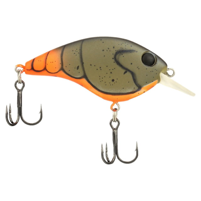 Berkley Berkley Clickinft Frittside Hard Bait Crankbait 5 Junior 1/4oz 2in / 5cm 2ft-5ft / 0.5-1.5m Hook Size 7 2 Hooks Firetail Green Craw 5 Junior