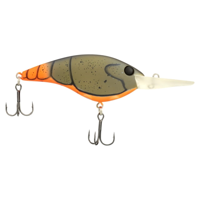 Berkley Clickinft Frittside Hard Bait Crankbait 9 1/2oz 2 3/4in / 7cm 7ft-10ft / 2-3m Hook Size 5 2 Hooks Firetail Green Craw