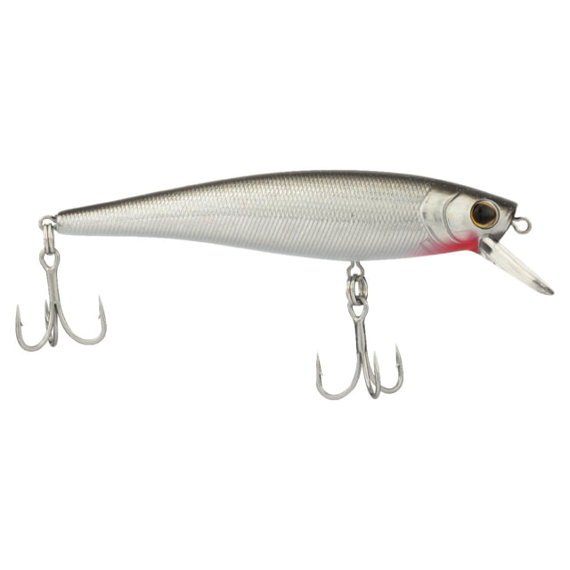 Berkley Berkley Cutter Saltwater Hard Bait Jerkbait Saltwater 90 Shallow 3/8 oz 90mm Hook Size 6 2 Hooks Black Silver 90