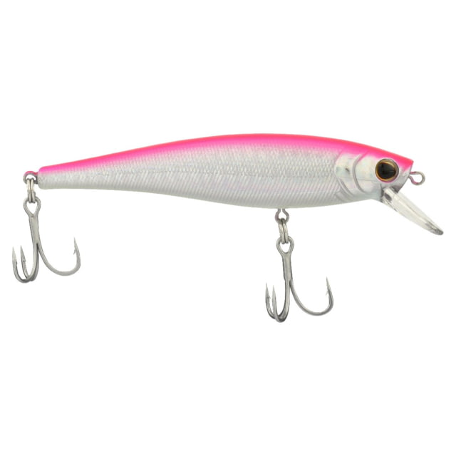 Berkley Berkley Cutter Saltwater Hard Bait Jerkbait Saltwater 90 Shallow 3/8 oz 90mm Hook Size 6 2 Hooks Pink Silver 90