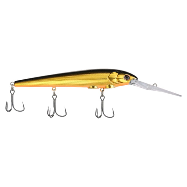 Berkley Berkley Deep Hit Stick Soft Bait Lures Crankbaits Freshwater 1 Pack 3/4 oz Black Gold 12