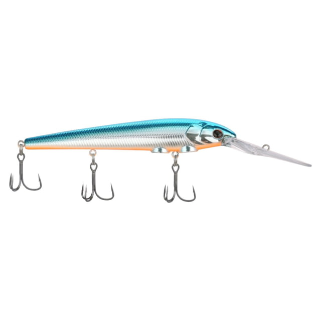 Berkley Berkley Deep Hit Stick Soft Bait Lures Crankbaits Freshwater 1 Pack 3/4 oz Blue Chrome 12