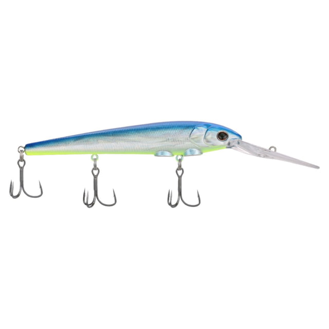 Berkley Berkley Deep Hit Stick Soft Bait Lures Crankbaits Freshwater 1 Pack 3/4 oz Blue Slime 12