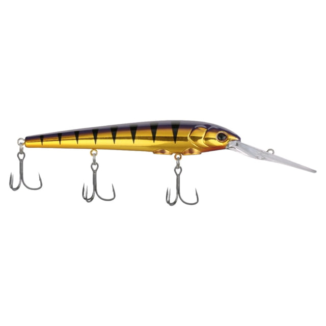 Berkley Berkley Deep Hit Stick Soft Bait Lures Crankbaits Freshwater 1 Pack 3/4 oz Purple Bengal 12