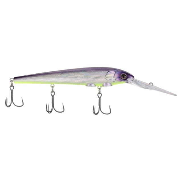 Berkley Berkley Deep Hit Stick Soft Bait Lures Crankbaits Freshwater 1 Pack 3/4 oz Purple Slime 12