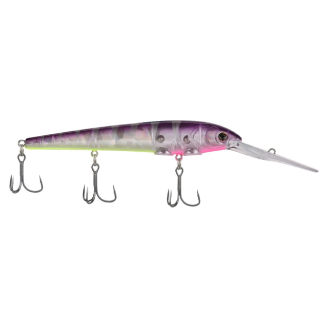 Berkley Berkley Deep Hit Stick Soft Bait Lures Crankbaits Freshwater 1 Pack 3/4 oz Tiger King 12
