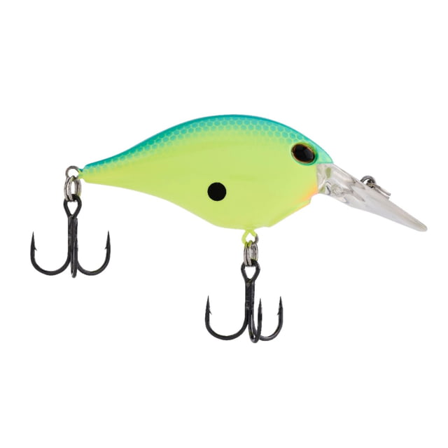 Berkley Berkley Dime Soft Bait Lures Crankbaits Freshwater 2/5 oz Blue Chartreuse 4