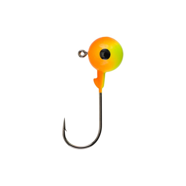 Berkley Essentials Round Ball Jigs Hook Size 3/0 Tackle Size 1/2oz / 14g Chartreuse/Orange