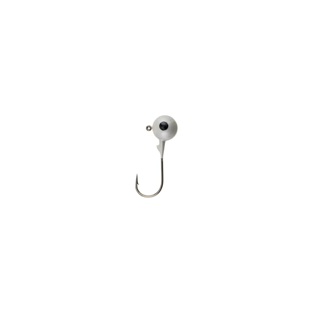 Berkley Essentials Round Ball Jigs Hook Size 6 Tackle Size 1/32oz / 0.9g White