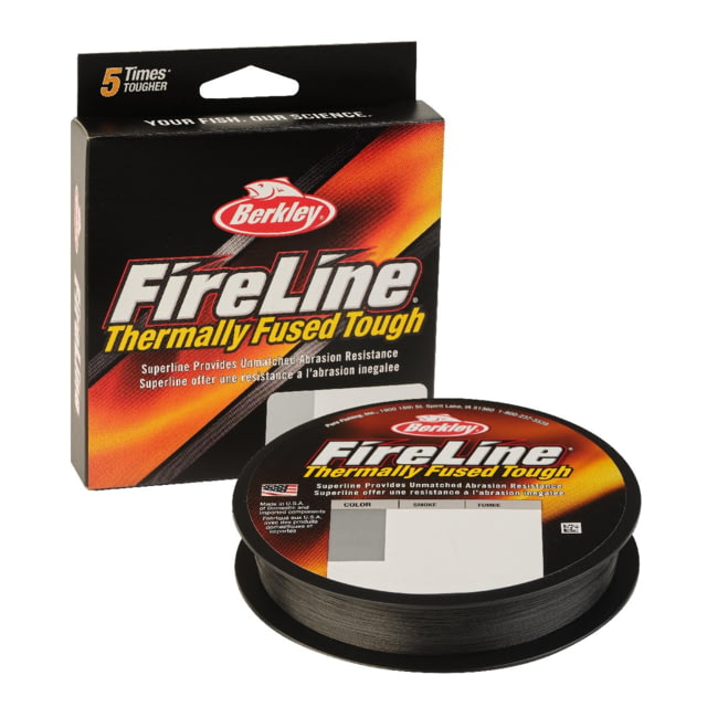 Berkley Berkley FireLine Superline 0.006in/0.15mm 6lb/2.7kg 300yd/274m 2 lb Smoke 0.006 in/0.15 mm