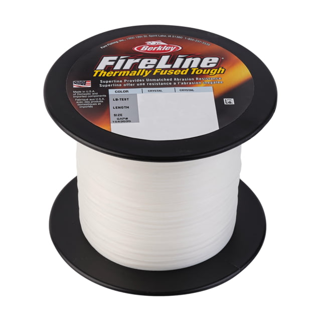 Berkley FireLine Superline 0.012in/0.30mm 20lb/9kg 1500yd/1371m 8lb Crystal