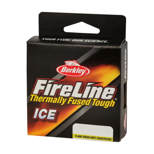 Berkley Fireline Thermally Fused Ice 8 strand Supper Line 50 yard spool 2Lb test Flame Green