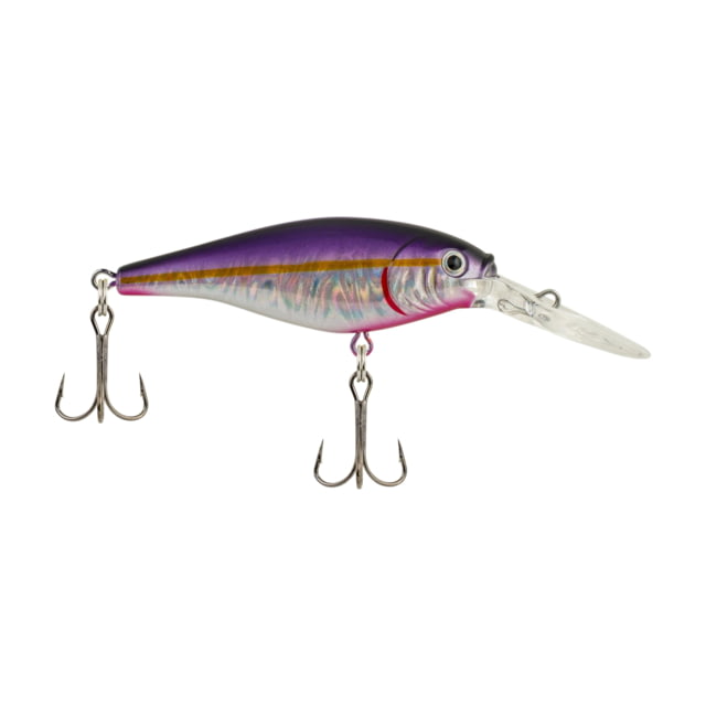 Berkley Flicker Shad Hard Bait Crankbait 1/2 oz 3 1/2in / 9cm 11ft-13ft / 3.4m-4.0m Hook Size 4 2 Hooks Slick Alewife