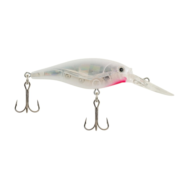 Berkley Flicker Shad Hard Bait Crankbait 3/16 oz 2in / 5cm 9ft-11ft / 2.7m-3.4m Hook Size 8 2 Hooks Flashy Pearl