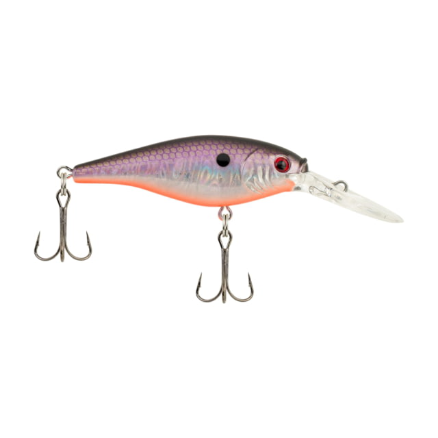 Berkley Flicker Shad Hard Bait Crankbait 5/16 oz 2 3/4in / 7cm 11ft-13ft / 3.4m-4.0m Hook Size 6 2 Hooks Slick Smelt