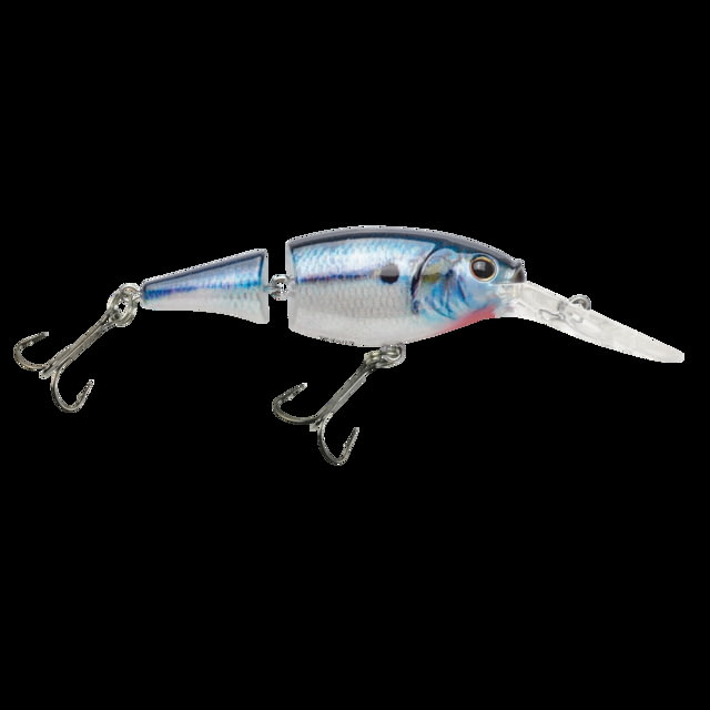 Berkley Flicker Shad Jointed Hard Bait Crankbait 1/3 oz 2 3/4in / 7cm 7ft-9ft / 2.1m-2.7m Hook Size 6 2 Hooks HD Threadfin Shad