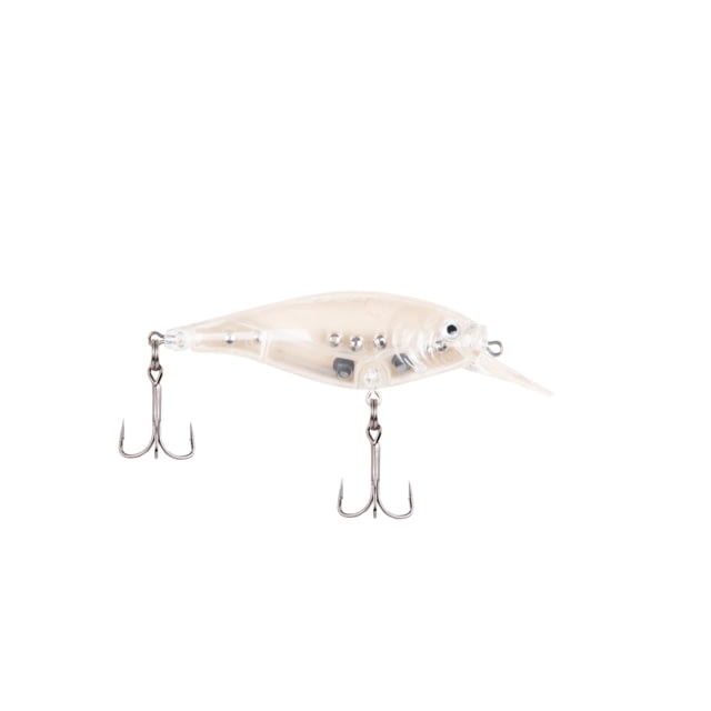 Berkley Flicker Shad Shallow Hard Bait Crankbait 2/7 oz 2 3/4in / 7cm 3ft-6ft / 1m-2m Hook Size 6 2 Hooks Clear