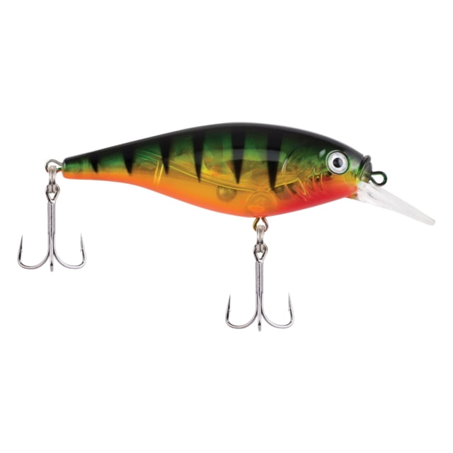 Berkley Flicker Shad Shallow Hard Bait Crankbait 2/7 oz 2 3/4in / 7cm 3ft-6ft / 1m-2m Hook Size 6 2 Hooks Flashy Perch