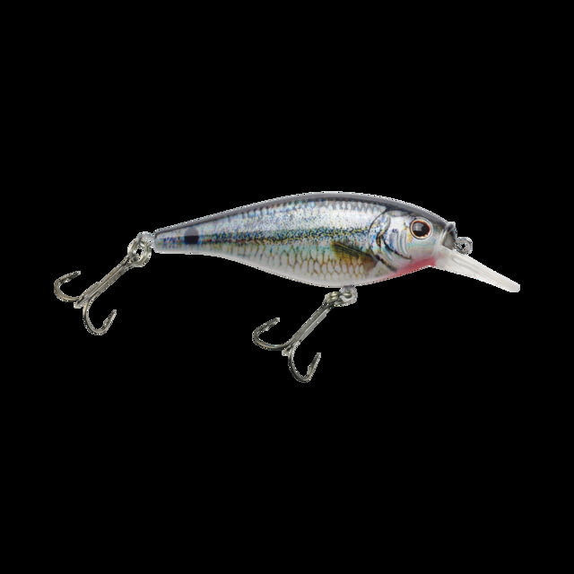 Berkley Flicker Shad Shallow Hard Bait Crankbait 2/7 oz 2 3/4in / 7cm 3ft-6ft / 1m-2m Hook Size 6 2 Hooks HD Spottail Shiner