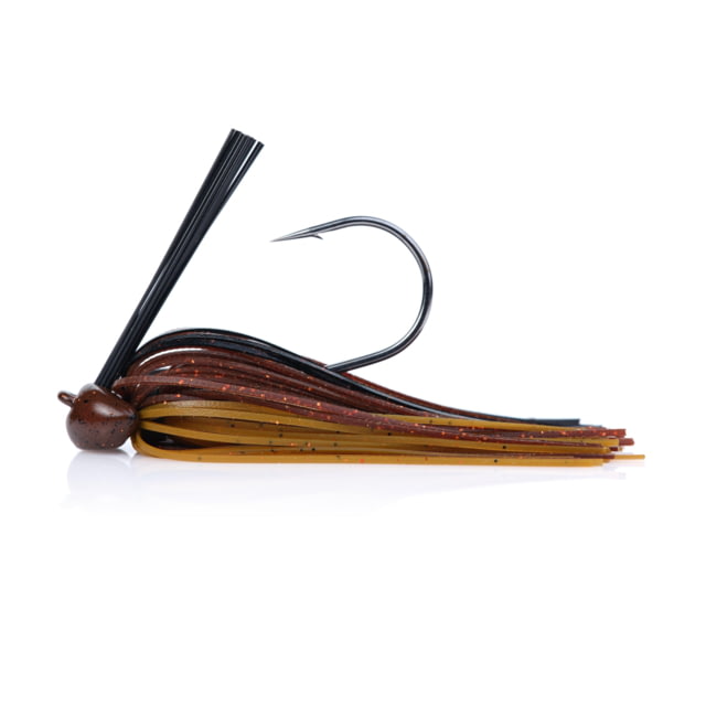 Berkley Football Jig 1/4 oz Hook Size 4/0 Black Brown Amber