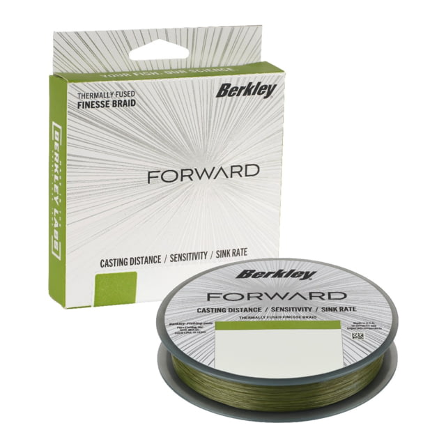 Berkley Berkley Forward Braid Filler Spool 10lb Low-Vis Green 0.007 in/0.17 mm