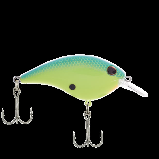 Berkley Frittside Hard Bait Crankbait 5 1/3oz 2 1/4in / 5 3/4cm 2ft-5ft / 0.5-1.5m Hook Size 6 2 Hooks Blue Chartreuse