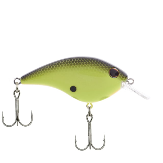 Berkley Berkley Frittside Hard Bait Crankbait 5 Junior 1/4oz 2in / 5cm 2ft-5ft / 0.5-1.5m Hook Size 7 2 Hooks Black Chartreuse 5 Junior