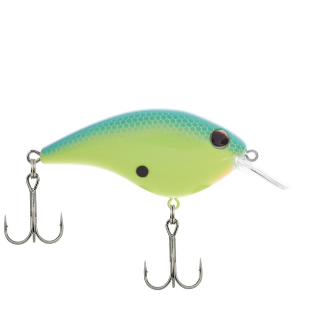 Berkley Berkley Frittside Hard Bait Crankbait 5 Junior 1/4oz 2in / 5cm 2ft-5ft / 0.5-1.5m Hook Size 7 2 Hooks Blue Chartreuse 5 Junior