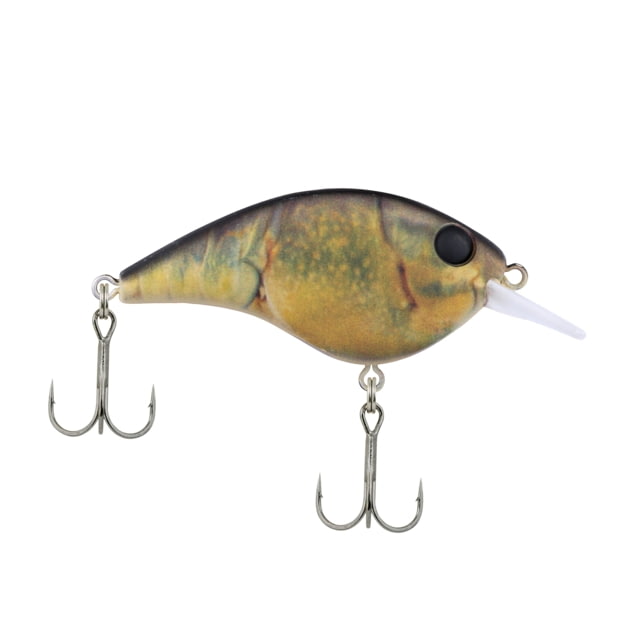 Berkley Frittside Hard Bait Crankbait 5 Junior 1/4oz 2in / 5cm 2ft-5ft / 0.5-1.5m Hook Size 7 2 Hooks HD Green Craw