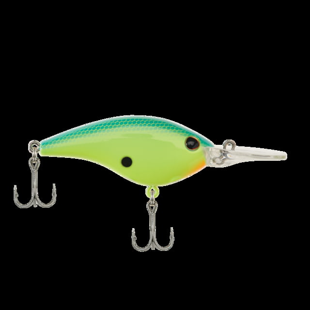 Berkley Frittside Hard Bait Crankbait 7 3/7oz 2 1/2in / 6 2/5cm 5ft-7ft / 1.5m-2.1m Hook Size 5 2 Hooks Blue Chartreuse