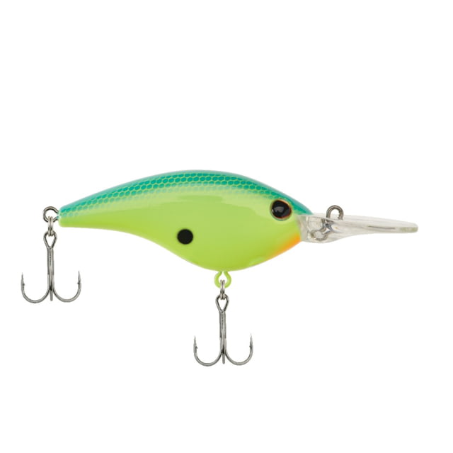 Berkley Berkley Frittside Hard Bait Crankbait 9 1/2oz 2 3/4in / 7cm 7ft-10ft / 2-3m Hook Size 5 2 Hooks Blue Chartreuse 9