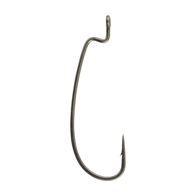 Berkley Berkley FSN19OFFW2/0 Fusion19 Hooks Offset Worm  Smoke Satin 2/0