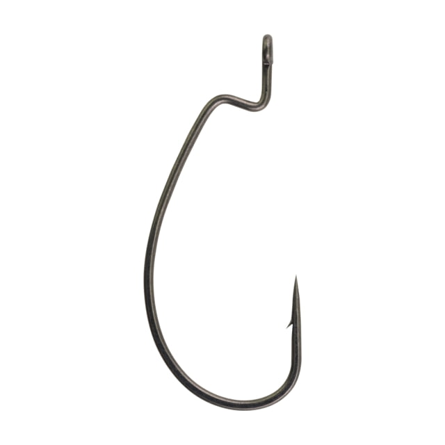Berkley Fusion19 Superline Superline EWG Hook Needle Point Extra Wide Gap Smoke Satin Size 2/0 6 per Pack