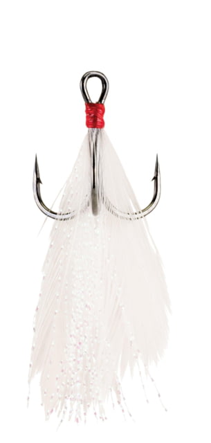 Berkley Fusion19 Expansion Durable Round Bend Treble Fusion19 Treble Hook White Size 6