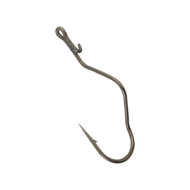 Berkley Fusion19 Slow-Turn Hook Needle Point Bait Keeper/Live Bait Smoke Satin Size 1 10 per Pack
