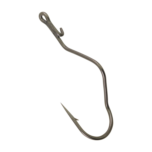 Berkley Fusion19 Slow-Turn Hook Needle Point Bait Keeper/Live Bait Smoke Satin Size 4 10 per Pack