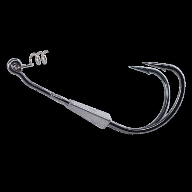 Berkley Fusion19 Weighted Frog Hook 4/0 Smoke Satin