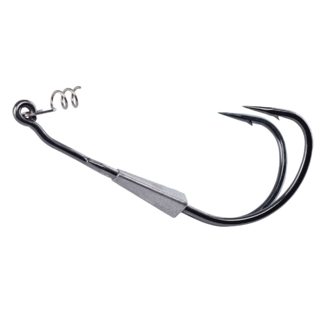 Berkley Berkley Fusion19 Weighted Frog Hook Smoke Satin 4/0