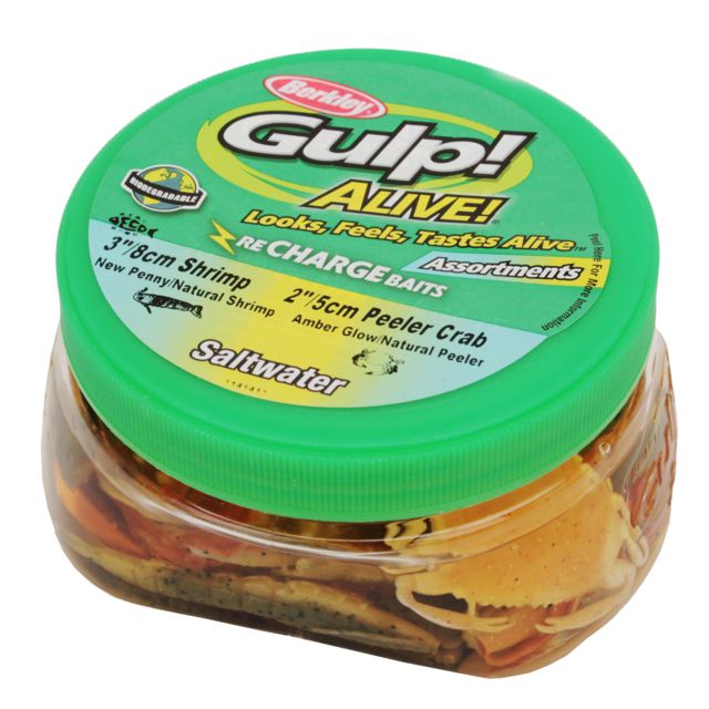 Berkley Gulp Alive Bait Assortment 3in. 2in. Peeler Crab 176762