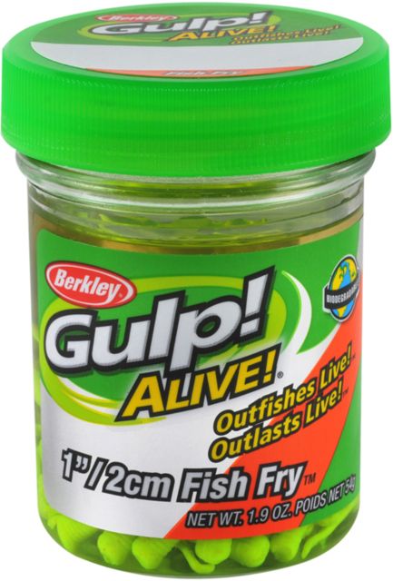 Berkley Gulp Alive Fish Fry 1in. Bait Chartreuse 176790