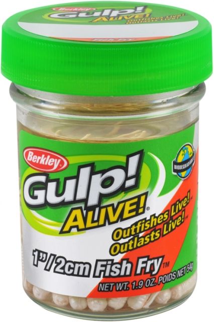Berkley Gulp Alive Fish Fry 1in. Bait Luma Glow 176793