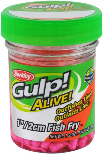 Berkley Gulp Alive Fish Fry 1in. Bait Pink 176792
