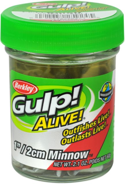 Berkley Gulp Alive Minnow Bait 1in. Smelt 176813