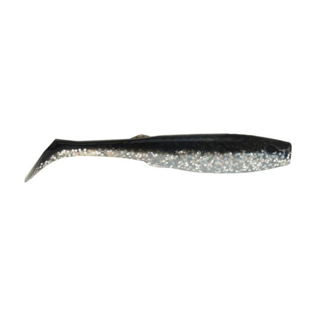 Berkley Gulp Alive Paddleshad Pint 4x7 3in Black Silver